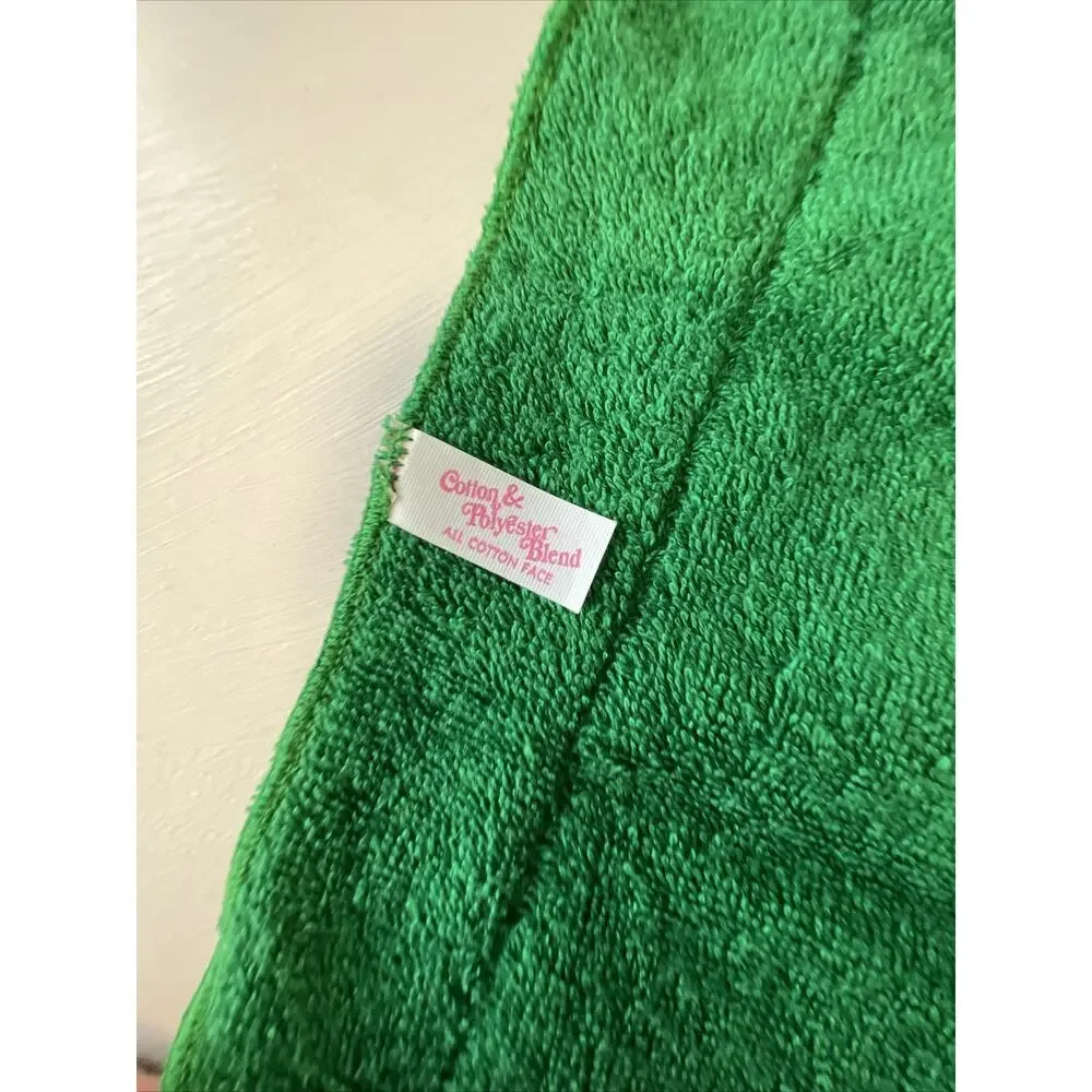 Vtg Christmas Goose Geese Bath Towel Washcloth 2 piece set